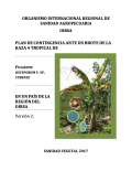 Plan de contingencia ante un brote de la raza 4 tropical de Fusarium oxysporum f. sp. cubense en un país de la región del OIRSA